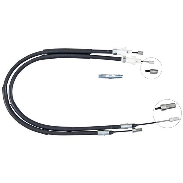 Seilzug Feststellbremse Kein Wegrollen 684 Mm A.B.S. FüR Renault ScÉNic-image