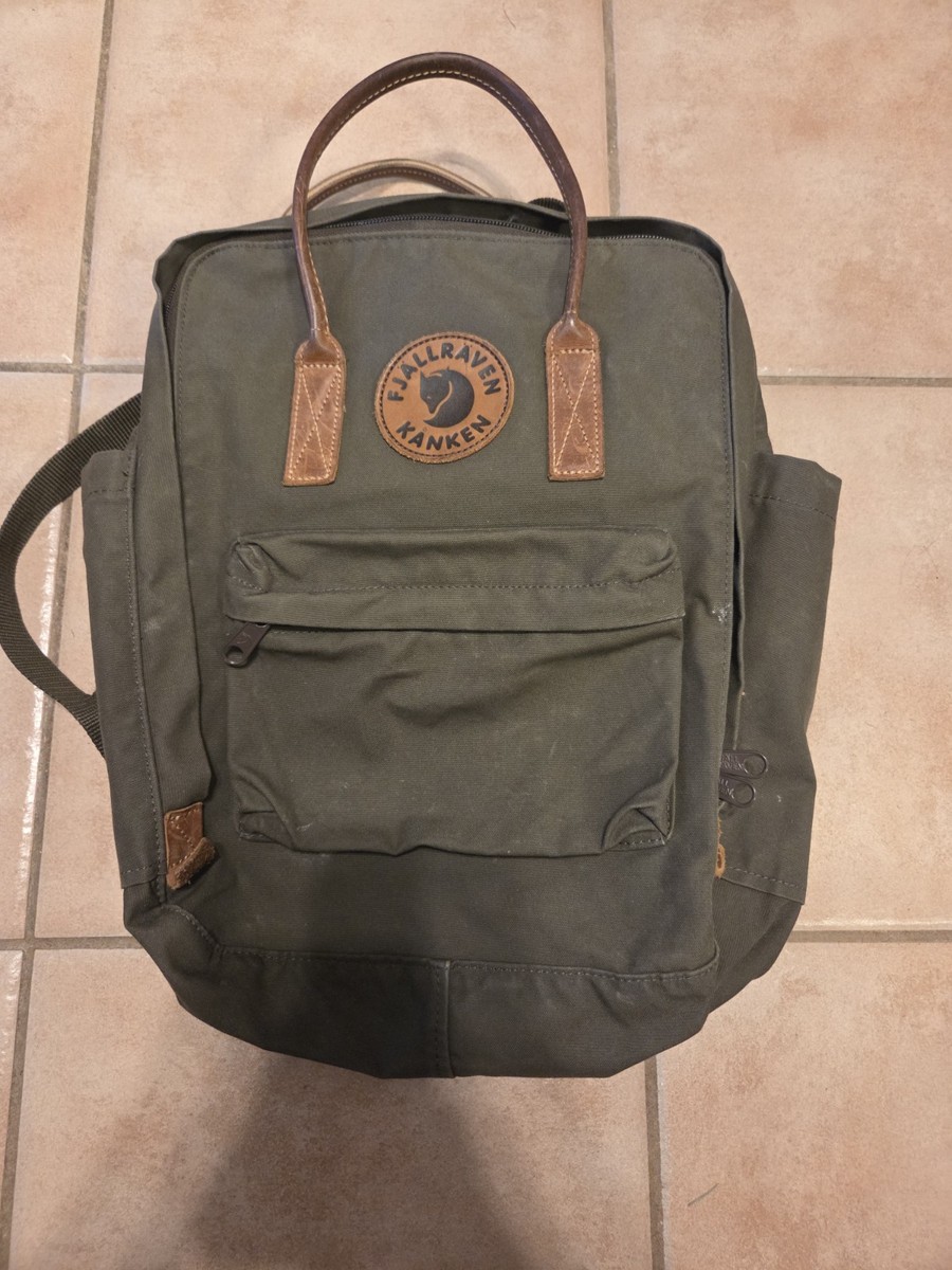 Fjallraven 27173 Kanken No. 2 canvas leather G-1000 backpack