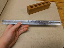 Rare Alcoa Scale Ruler Solid Aluminum Drafting/ Architect Ruler Rare 3 Sided 