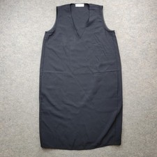 Everlane Dress Womens 6 Blue Sleeveless V Neck Shift Knee Length Workwear