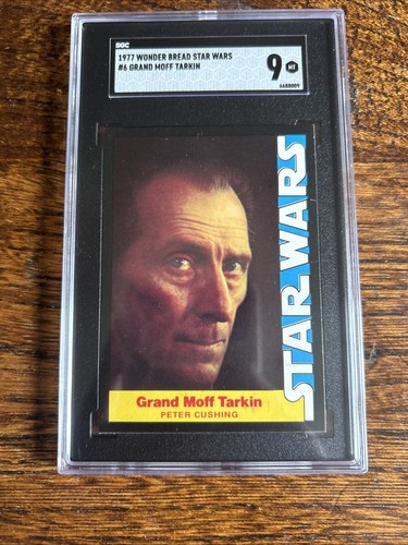1977 Wonder Bread Star Wars #6 Grand Moff Tarkin — SGC 9