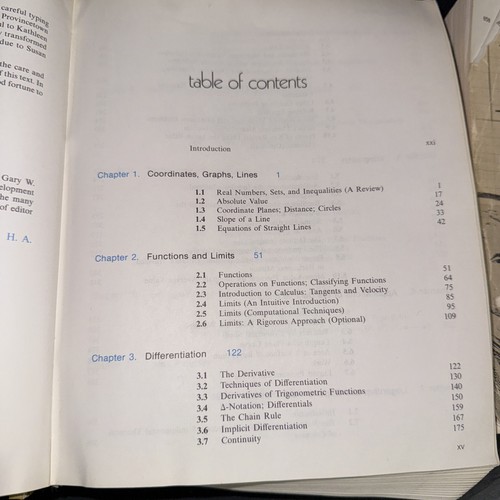 Calculus with Analytic Geometry 1980 Howard Anton W/Complete Solution Manual - Picture 7 of 19