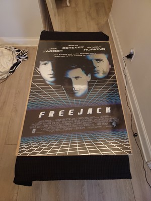 VINTAGE~Freejack~1991 Original Movie Poster~Mick Jagger~Emilio Estevez~24'' X 38''