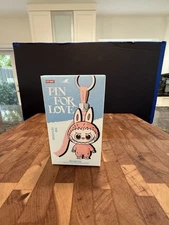 100%AUTHENTIC POPMART PIN FOR LOVE PLUSH PENDANT. LETTER O SEALED BOX