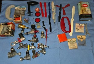 Vintage Cox .15 & Atwood many other Control Lot Collection 1/2a Engines lot #3