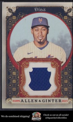 2023 Topps Allen & Ginter #AGRB-ED Edwin Díaz Allen & Ginter Relics
