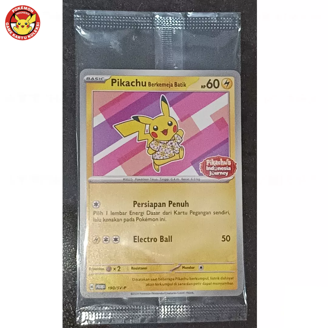 Lot 5 Pikachu Batik Complete Set Holo 101 154 155 190 191 SV-P