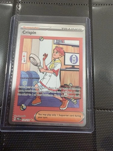 Crispin 171/131 Sv: Prismatic Evolutions Holo Pokemon