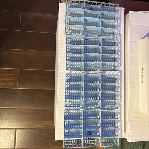 VINTAGE HOT WHEELS /MATCHBOX CARS CASE TRAYS - SET 0F 4 - 48 TOTAL SLOTS