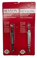 2 Pack Revlon Stainless Steel Blackhead Remover 2341-10