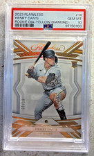 2023 Flawless Henry Davis Rookie Diamond-Yellow Diamond /10 PSA 10 GEM MINT