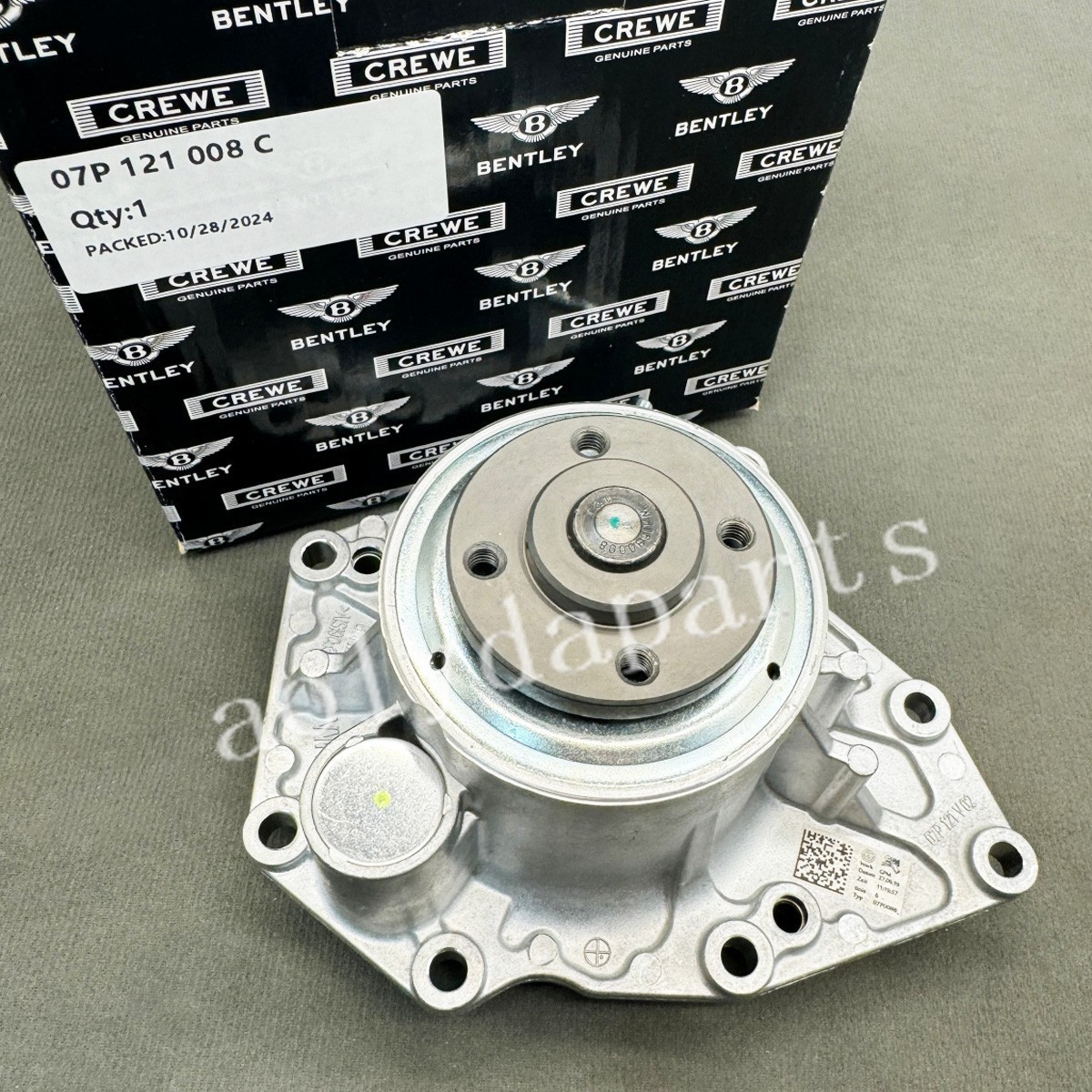 NEW Coolant Water Pump For 2017-2020 Bentley Bentayga 6.0L W12 07P121008A/B/C