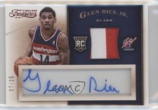 2013-14 Panini Timeless Treasures Rookie Jersey Prime 7/49 Glen Rice Jr Auto 2d0