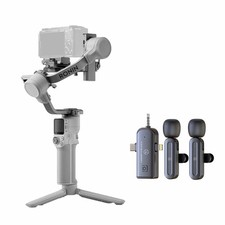 DJI RS 4 Mini 3-Axis Handheld Gimbal Stabilizer  Turnstile Audio 3-In-1 Multifu