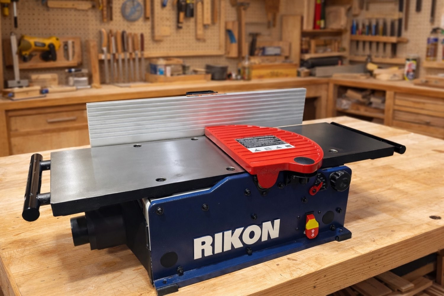 RIKON 20-1000H,   10-Inch Benchtop Jointer with Helical Cutterhead