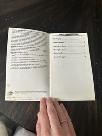 Sega Saturn Manual Only Command & Conquer W/Reg Card 