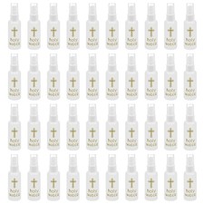 40Pcs Holy Water Bottles Small Spray Bottle Holy Water Container 2zo/60ml Hol...