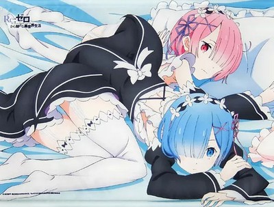 Tapestry (Large) Rem & Ram B2 Tapestry ''Re: Life in a Different World from Zero