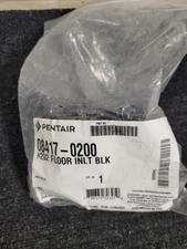 PENTAIR 08417-0200 Black Floor Inlet Assembly