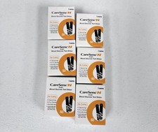 300 CARESENS N GLUCOSE TEST STRIPS, 6 BOXES OF 50, EXP 5-27, SEALED BOXES