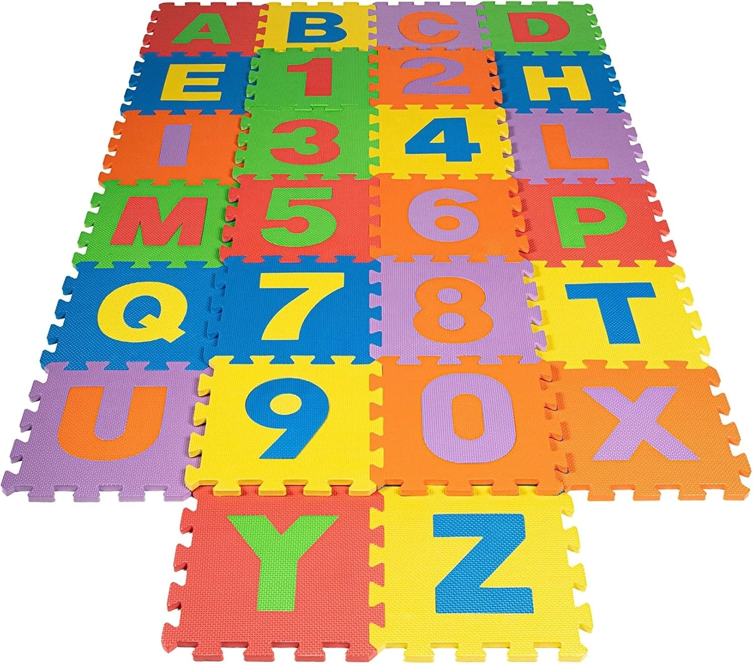 36x Alphanumeric EVA Kid Foam Floor Mat Jigsaw Tiles Interlocking Play Mat 30cm
Opens in a new windo