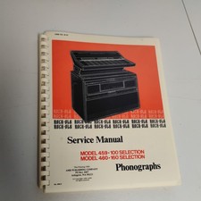 Vintage Rock Ola Jukebox 460 459 esportazione nazionale schemi cablaggi rivenditore schema