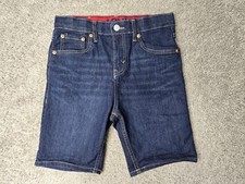 Levi's 511 Boy's Jean Shorts Size 12 Reg Blue Denim Adjustable Waist 26x8