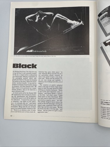 RARE Vintage June 1987 Art Direction Magazine Visual Communications V7 - Picture 14 of 16