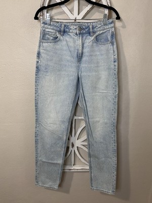 American Eagle Strigid 4 REGULAR Mid Rise Acid Wash Mom Jean *J177
