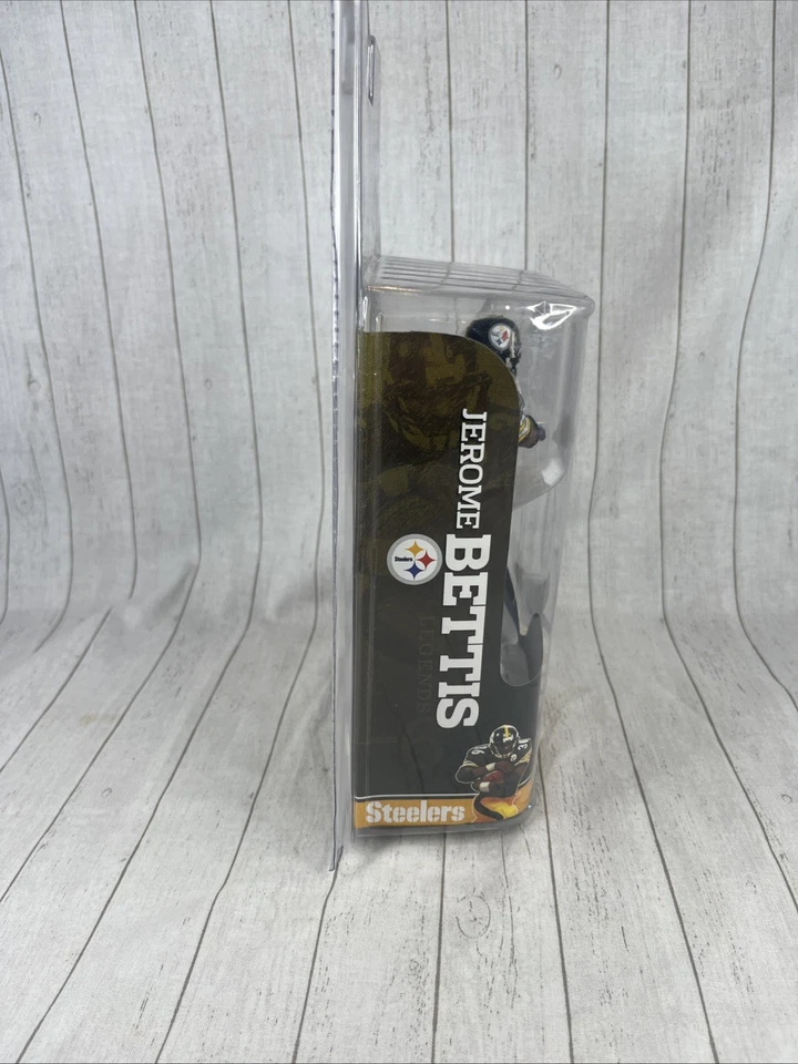 Boneco de ação McFarlane Legends NFL Series 6 Jerome Bettis Pittsburgh Steelers - Imagem 2 de 4