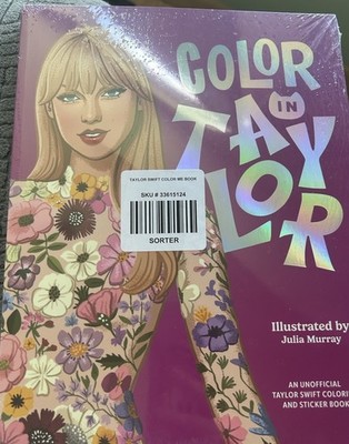 Unofficial Taylor Swift Coloring And Sticker Book | eBay