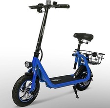 Phantomgogo R1 Electric Seated Scooter Blue 450W Motor 15MPH