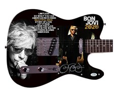Jon Bon Jovi Autographed 2020 Album Cover Lp Cd Graphics Photo Guitar ACOA