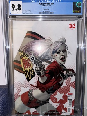 Harley Quinn 57 2019 CGC 9.8 By Sam Humphries Cover By Julian Totino Tedesco