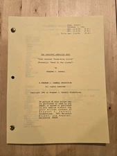 The Greatest American Hero: Just Another Three-Ring Circus ~ TV Script