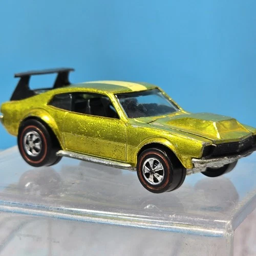 Vintage 1969 Red Line Hot Wheels Yellow Mighty Maverick Ford Clone Car