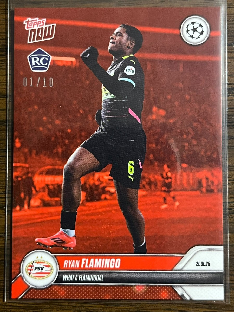 2024-25 Topps Now UEFA UCL #78 Ryan Flamingo PSV Eindhoven