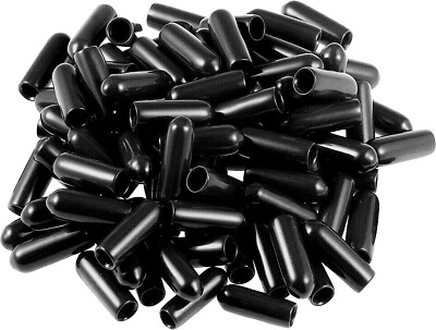 Plastic Push-on End Cap For 3/16'' Cable Wire Rope End Cap Cover Protector 100Pcs