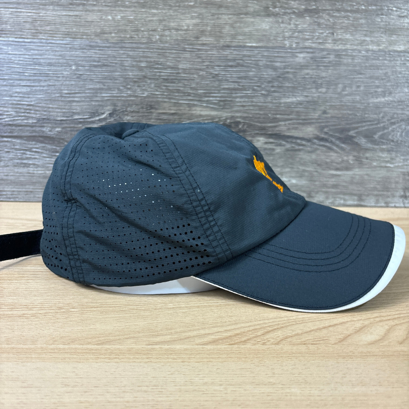 Nike Hat Cap Strap Back Gray Performance Swoosh L… - image 6