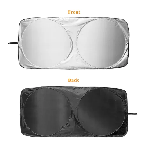Foldable Car Front Rear Window Windshield Sun Shade Shield Cover Visor UV Block - Bild 4 von 10