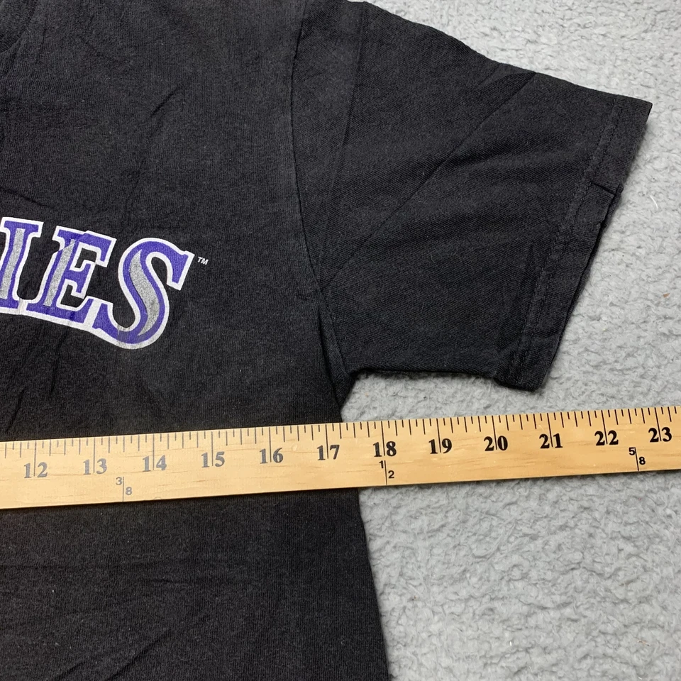 Camisa masculina Colorado Rockies MLB Majestic preta Troy Tulowitzki GG - Imagem 4 de 4