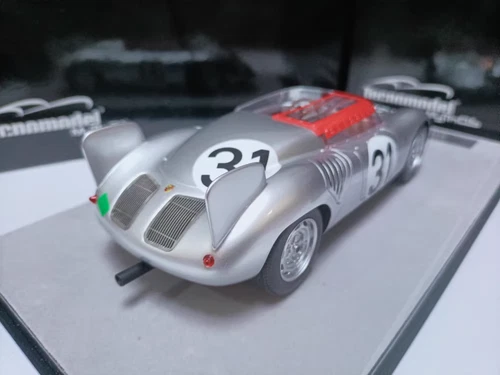 Tecnomodel 1/18 Porsche 718 #31 RSK 1959 Silver - Picture 4 of 6