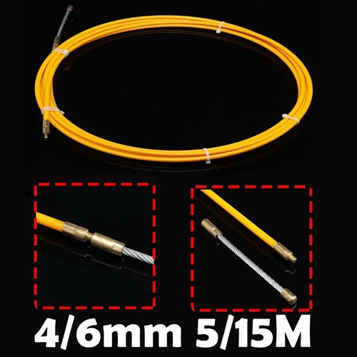 Herramienta de cinta de cable flexible de 5 m-25 m para electricista extractor de empuje conducto peces - Imagen 6 de 12
