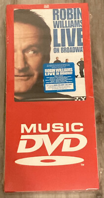 Robin Williams: Live On Broadway (DVD 2002) NR HBO Comedy Special Stand SEALED