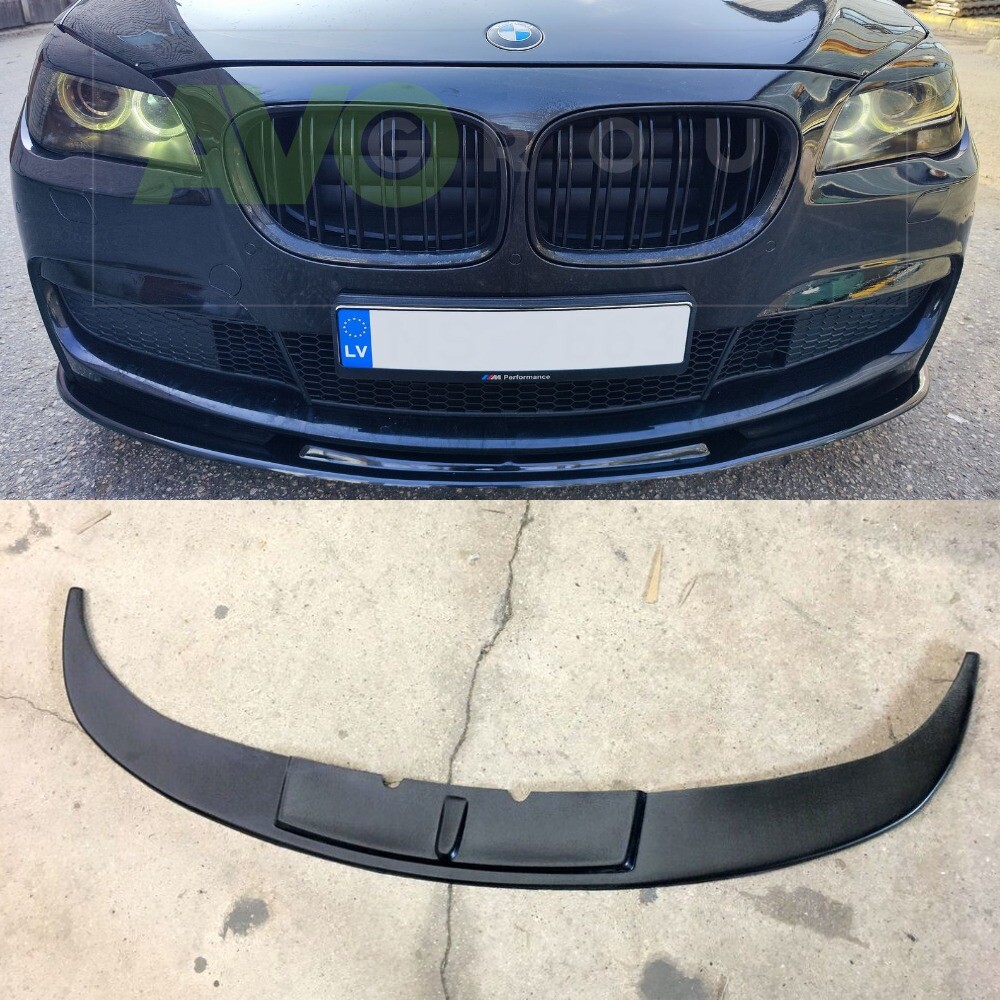Front Bumper Spoiler Lip for BMW 7 F01 F02 F03 F04 2008-2015 ABS