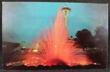 WASHINGTON WA Seattle International Fountain postcard