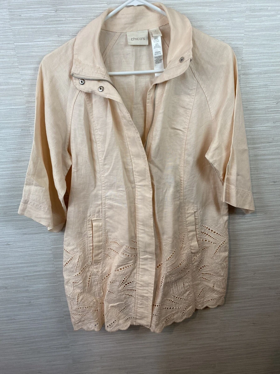 Chicos pleat back jacket cheap