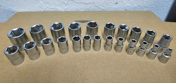 KS-TOOLS SteckschlüSsel Satz (23-Teilig, 1/4 + 3/8 Zoll, Sw 4-19) Nuss Set-image