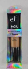 Foundation e.l.f. "Tan 425 N" Camo CC Cream Color Correct Full Cvrg SPF30 New