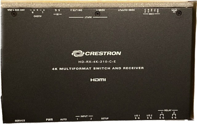 Crestron HD-RX-4K-210-C-E, Ricevitore HDMI Su Ethernet, Aperto Mai Usato